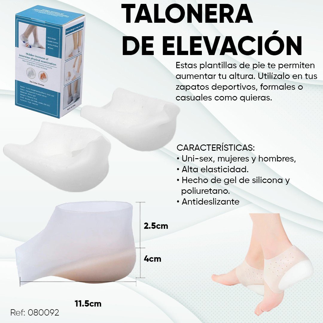 PasoConfort Talonera de Silicona Premium Acaba con los Dolores - [PROMOCIÓN DISPONIBLE SOLO HOY]