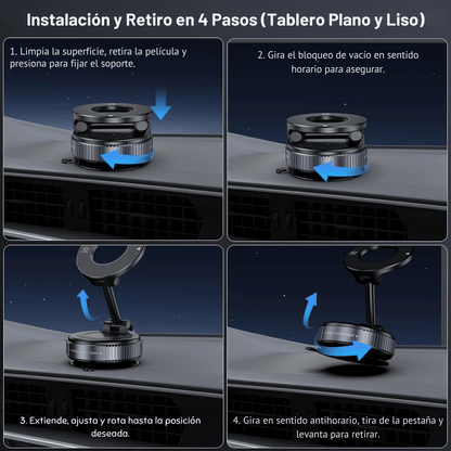 GripMag – Soporte Magnético con Ventosa para Celulares