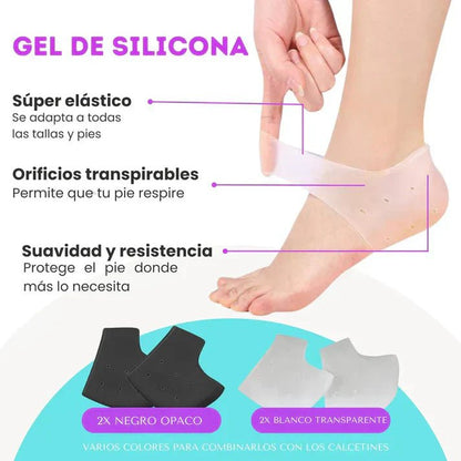 PasoConfort Talonera de Silicona Premium Acaba con los Dolores - [PROMOCIÓN DISPONIBLE SOLO HOY]