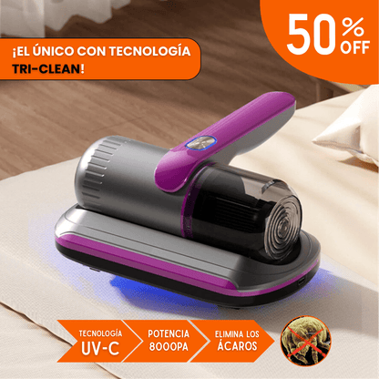 VitaClean - Aspirador Portátil UV | Poder de Succión y Esterilización Total