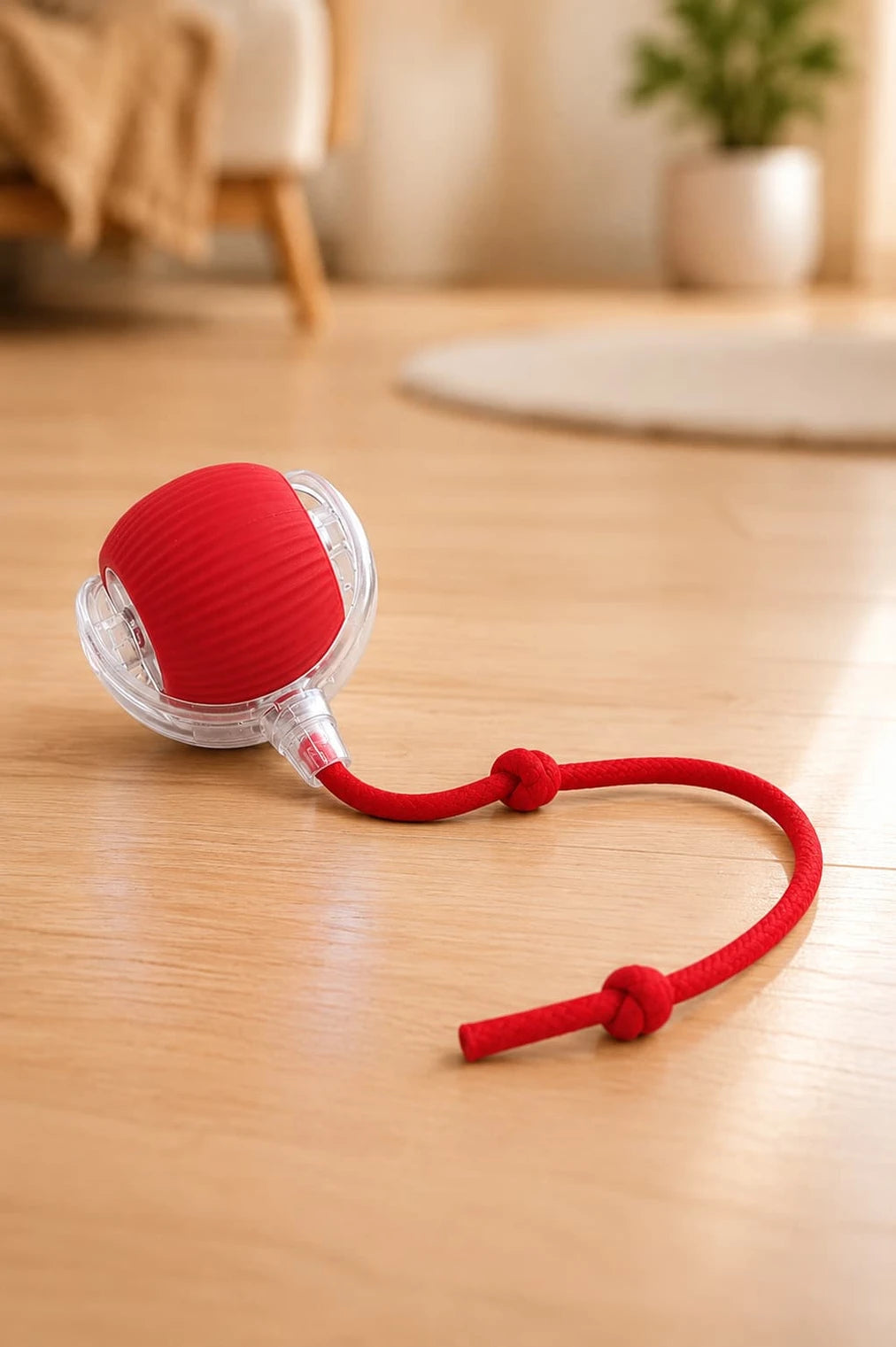 Pelota Interactiva con Cola para Mascotas Quema sus energías y - Imagen 1