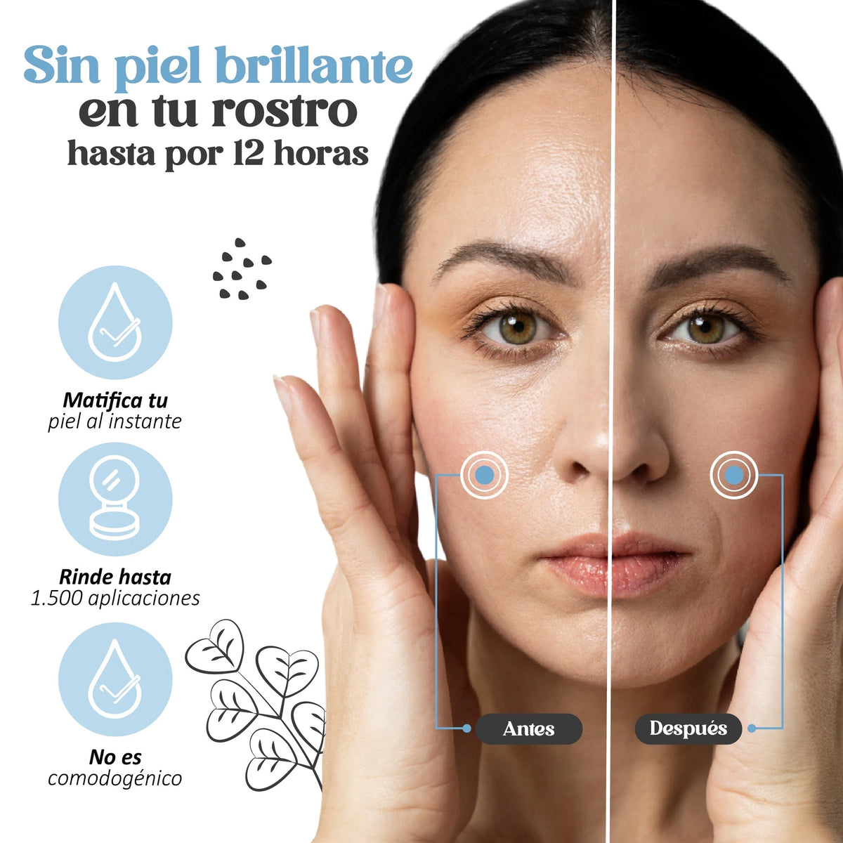 Candy Bella | Gel prensado para control de grasa facial