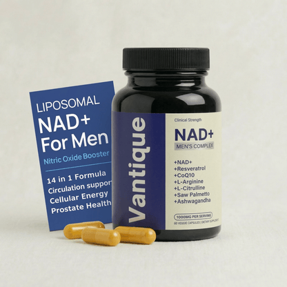 Suplemento Vantique NAD+ Para Hombres